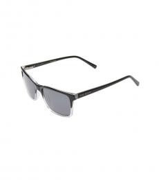 Black Polarized Rectangular Sunglasses