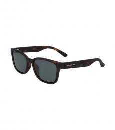 Cole Haan Matte Brown Square Sunglasses