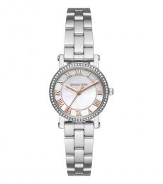 Michael Kors Silver Norie Mother of Pearl Dial Watch