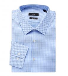 Blue Eliott Regular-Fit Check Dress Shirt