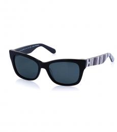 Black Blue Cat Eye Sunglasses