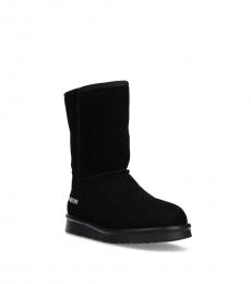 Love Moschino Black Logo Ankle Boots