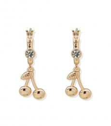 DKNY Golden Cherry Drop Earrings