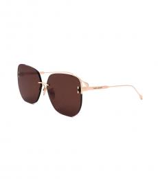Isabel Marant Rose Gold Butterfly Sunglasses