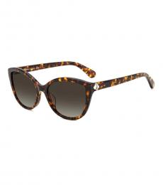 Kate Spade Brown Havana Gradient Sunglasses
