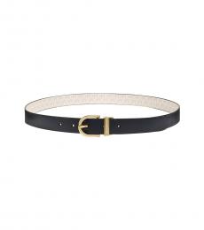 Michael Kors Dark Navy Reversible Signature Belt