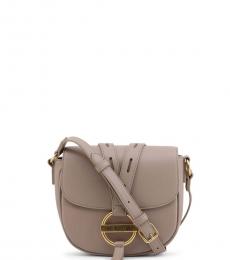Love Moschino Grey Ring Logo Small Crossbody