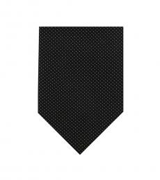 Black Micro Dash Tie