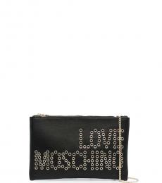 Love Moschino Black Logo Clutch