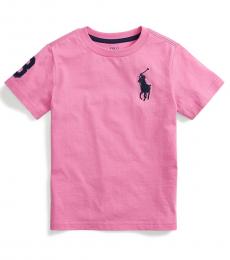 Ralph Lauren Little Boys Resort Rose Big Pony T-Shirt