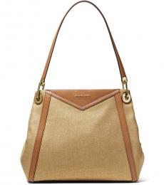 Michael Kors Pale Gold Raven Large Hobo