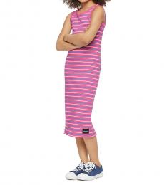 Calvin Klein Little Girls Cabaret Striped Tank Dress