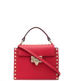 Valentino Garavani Red Rockstud Mini Satchel