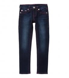 True Religion Girls Checkers Wash Single End Jeans