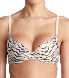 Vince Camuto Multi color Two-Pack Solid & Tiger Stripe Demi Bra