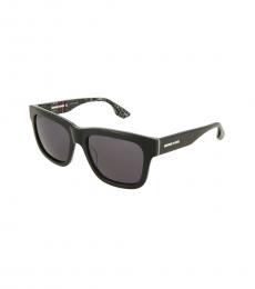 McQ Alexander McQueen Black Square Modish Sunglasses