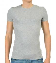 Grey Short Sleeve Casual T-Shirt
