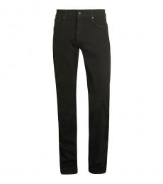 7 For All Mankind Black Squiggle Super-Skinny Jeans