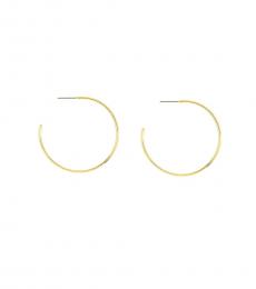 Gold Simple Hoop Earrings
