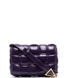 Bottega Veneta Purple Padded Cassette Small Crossbody Bag