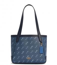 Denim Horse & Carriage Small Tote
