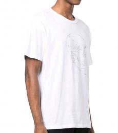 Alexander McQueen White Front Logo T-Shirt