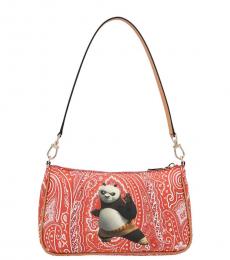 Etro Red Kung Fu Panda Small Shoulder Bag