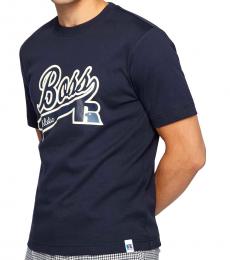 Navy Blue Russell Athletics Relaxed-Fit T-Shirt