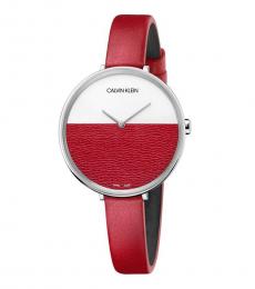 Calvin Klein Red Rise Quartz Dial Watch