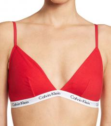 Calvin Klein Red Triangle Cup Bralette