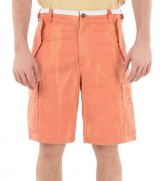 Diesel Orange P-Atlan Cargo Shorts