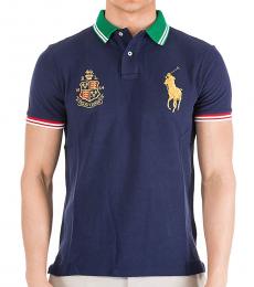 Ralph Lauren Navy Blue Regular Fit Big Pony Polo