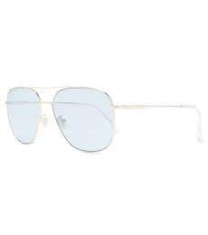 Sky Blue Aviator Sunglasses