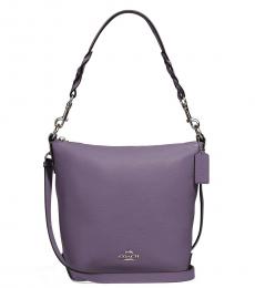 Purple Abby Small Bucket Bag