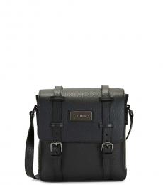 Black Leandre Medium Crossbody Bag