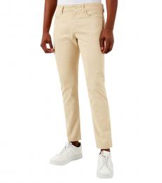 Hugo Boss Beige Cotton Pants