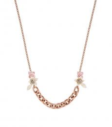 Rose Gold Chain Groovy Necklace