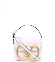 Valentino Garavani White Supervee Mini Crossbody Bag