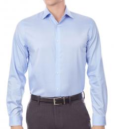 Michael Kors Powder Blue Regular Fit Airsoft Shirt