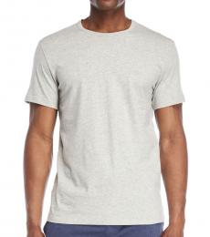 Calvin Klein Grey Heather Embroidered Logo T-Shirt