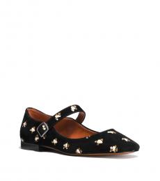 Coach Black Prairie Printed Ballet Flats