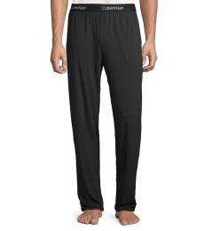 Calvin Klein Black Elasticized Waistband Pajama