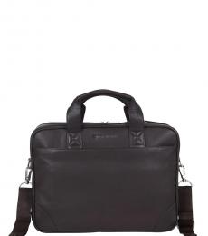 Ben Sherman Brown Premium Large Briefcase Bag