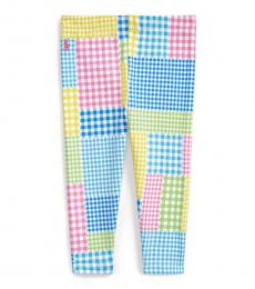 Ralph Lauren Baby Girls Multicolor Patchwork Leggings