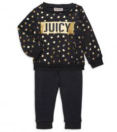 Juicy Couture 2 Piece Sweatshirt/Pants Set (Baby Girls)
