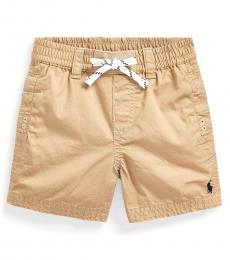 Ralph Lauren Baby Boys Boating Khaki Twill Pull-On Shorts