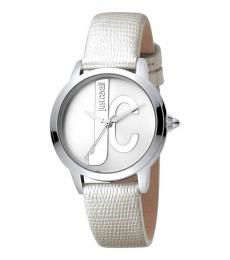 Silver Logo Modish Watch