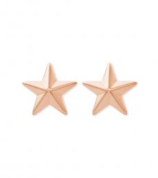 Michael Kors Rose Gold Celestial Star Stud Earrings