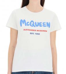 Alexander McQueen White Crewneck T-Shirt