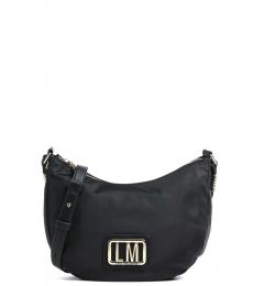 Love Moschino Black Logo Medium Shoulder Bag